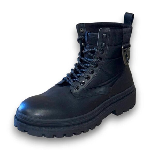 BOSS Nebular Men's Black Leather Hiking Boots US 11 (UK 10 EU 44) MSRP $315 - Picture 1 of 4